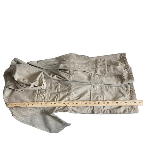 Asos Design Oversized Washed Hooded Parka with Cargo Pockets in Sand Women’s 4 - Picture 9 of 14